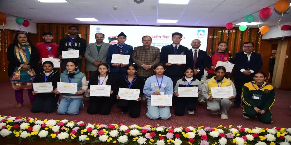 Young artists in Himachal put spotlight on energy conservation at SJVN’s state-level painting event